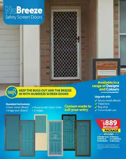 NuBreeze Safety Screen Doors