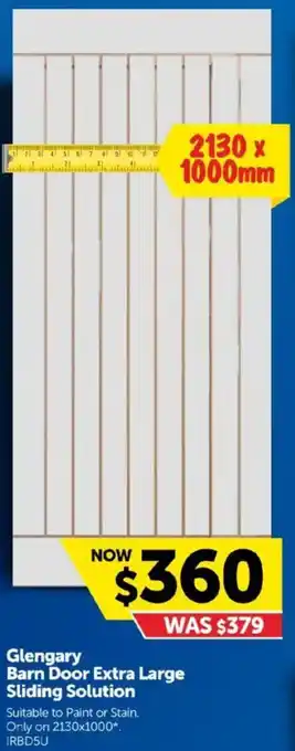 Doors Plus Glengary Barn Door Extra Large Sliding Solution offer