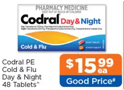 Good Price Pharmacy Codral PE Cold & Flu Day & Night offer