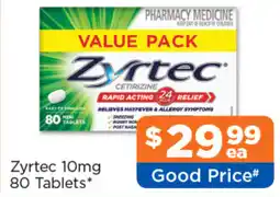 Good Price Pharmacy Zyrtec offer