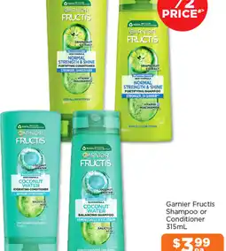 Good Price Pharmacy Garnier Fructis Shampoo or Conditioner offer