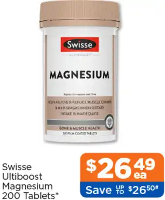 Good Price Pharmacy Swisse Ultiboost Magnesium offer