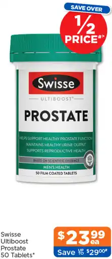 Good Price Pharmacy Swisse Ultiboost Prostate offer