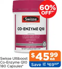 Good Price Pharmacy Swisse Ultiboost Co-Enzyme Q10 offer
