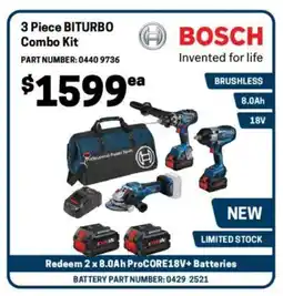 Blackwoods 3 piece biturbo combo kit offer