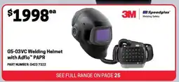 Blackwoods Welding helmet with adflo offer