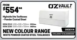 Blackwoods Highside ute toolboxes offer