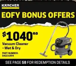 Blackwoods Vacuum cleaner wet & dry offer