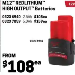 Blackwoods High output batteries offer