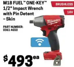 Blackwoods impact wrench with pin detent offer