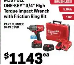 Blackwoods High torque impact wrench with friction ring kit offer