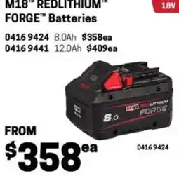 Blackwoods Forge batteries offer