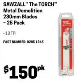 Blackwoods Metal demolition blades offer