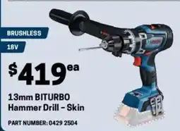 Blackwoods Biturbo hammer drill offer