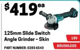 Blackwoods Slide switch angle grinder offer