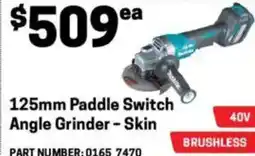 Blackwoods Paddle switch angle grinder offer