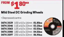 Blackwoods Mild steel dc grinding wheels offer