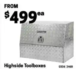 Blackwoods Highside toolboxes offer
