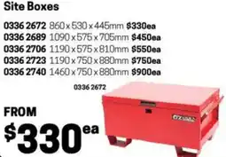 Blackwoods Site boxes offer