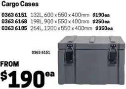Blackwoods Cargo cases offer