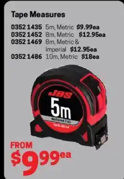 Blackwoods Tape measures offer