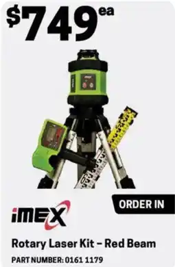 Blackwoods Rotary laser kit red beam offer