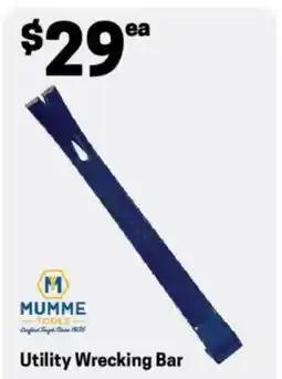 Blackwoods Utility wrecking bar offer