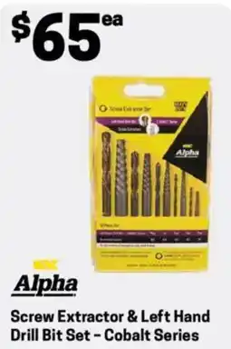 Blackwoods Screw extractor & left hand drill bit set offer