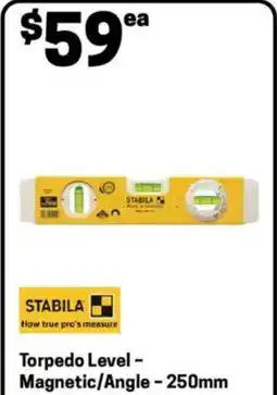 Blackwoods Torpedo level - magnetic/angle offer