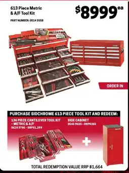 Blackwoods Piece metric & a/f tool kit offer