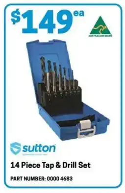 Blackwoods Tap & drill set offer
