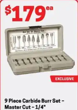 Blackwoods Carbide burr set master cut offer