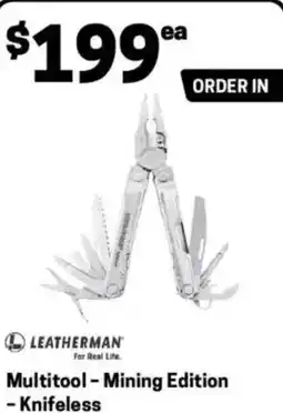 Blackwoods Multitool mining edition knifeless offer