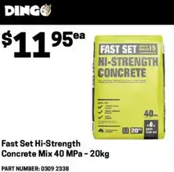 Blackwoods Fast set hi-strength concrete offer