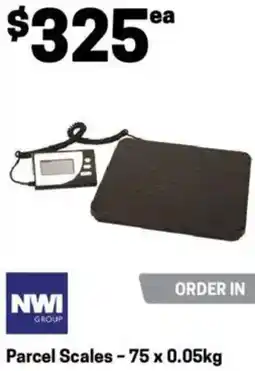 Blackwoods Parcel scales offer