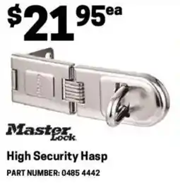 Blackwoods High security hasp offer