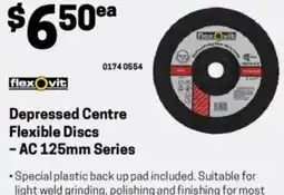 Blackwoods Depressed centre flexible discs offer