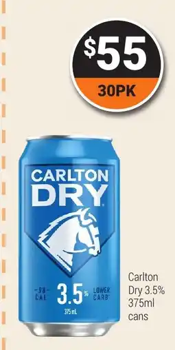 Super Cellars Carlton dry offer