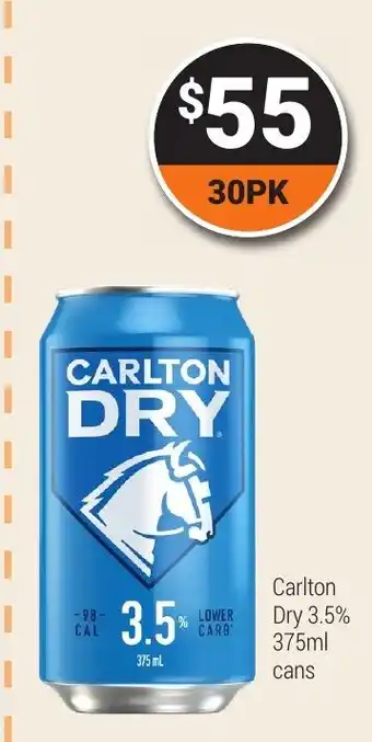 Super Cellars Carlton dry offer