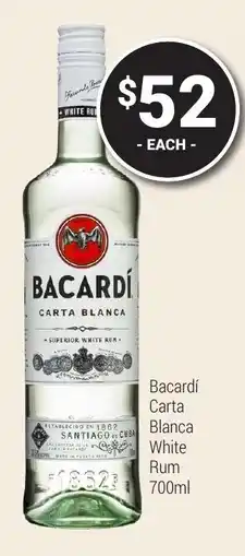 Bacardi carta blanca