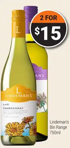 Lindeman's bin range