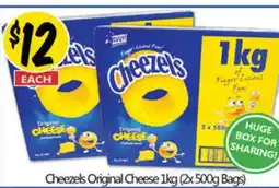 NQR Cheezels original cheese offer