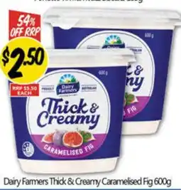 Dairy farmers thick & creamy caramelised fig