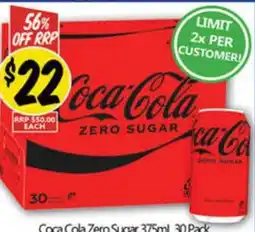 NQR Coca cola zero sugar offer