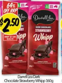 Darrell lea dark chocolate strawberry whipp