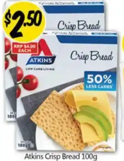 NQR Atkins crisp bread offer