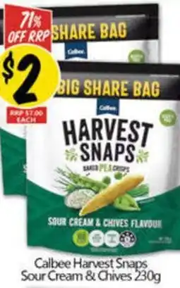 NQR Calbee harvest snaps sour cream & chives offer