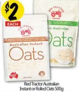NQR Red tractor australian instant or rolled oats offer