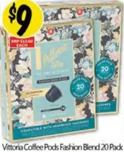 Vittoria coffee pods fashion blend