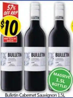 Bulletin cabernet sauvignon
